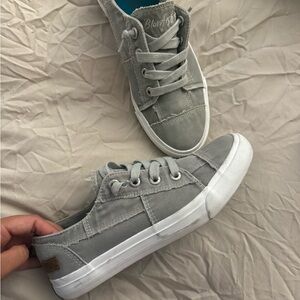 Blowfish Light Gray Canvas Sneakers